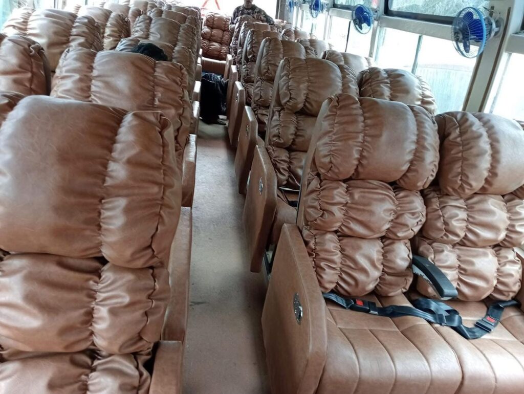 Kathmandu to Chitwan by Sofa Tourist Bus